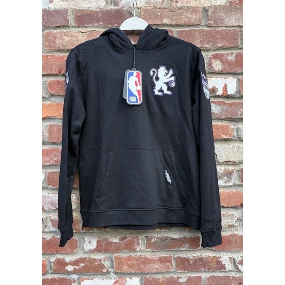 Kids Sacramento Kings NBA Black Hoodie Pullover Athletic Style XL